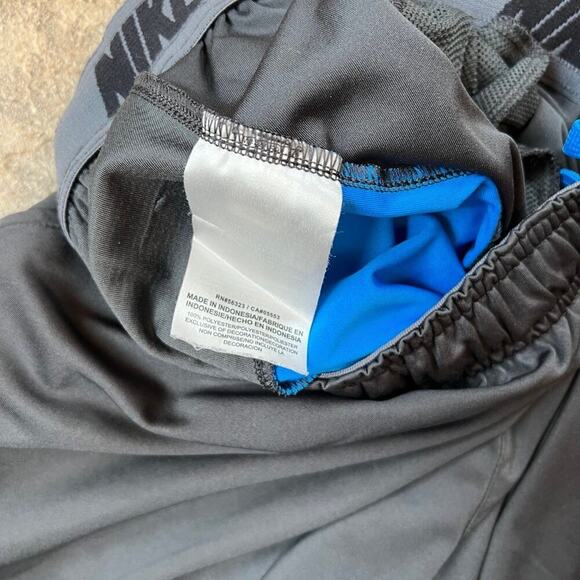 Nike Baseball shorts, black & blue men's size L - Picture 8 of 9